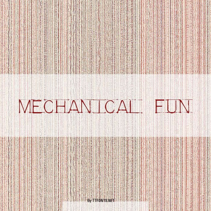 Mechanical Fun example